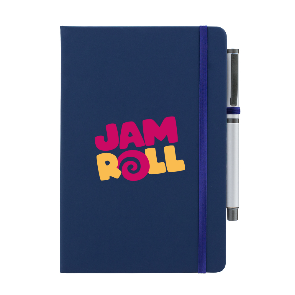 Jamroll - Pen & Notebook Set: Soft Feel A5 Notebook with Pen