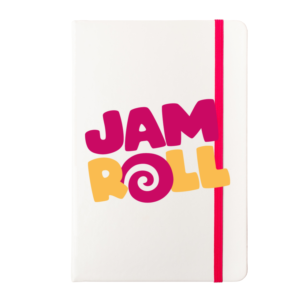 Jamroll - White Soft Feel A5 Notebook