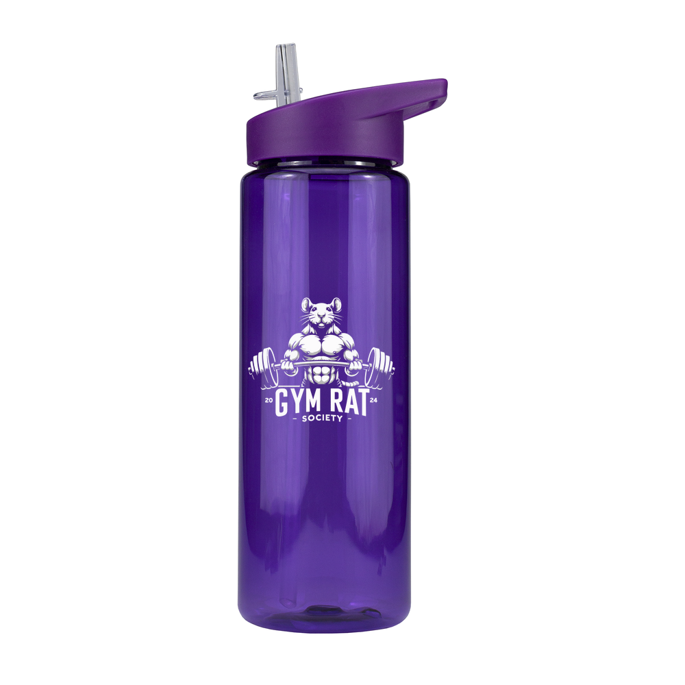 Gym Rat - Coloured Sports Bottle - 750ml - Design One