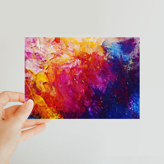 Colour Of Love Classic Postcard