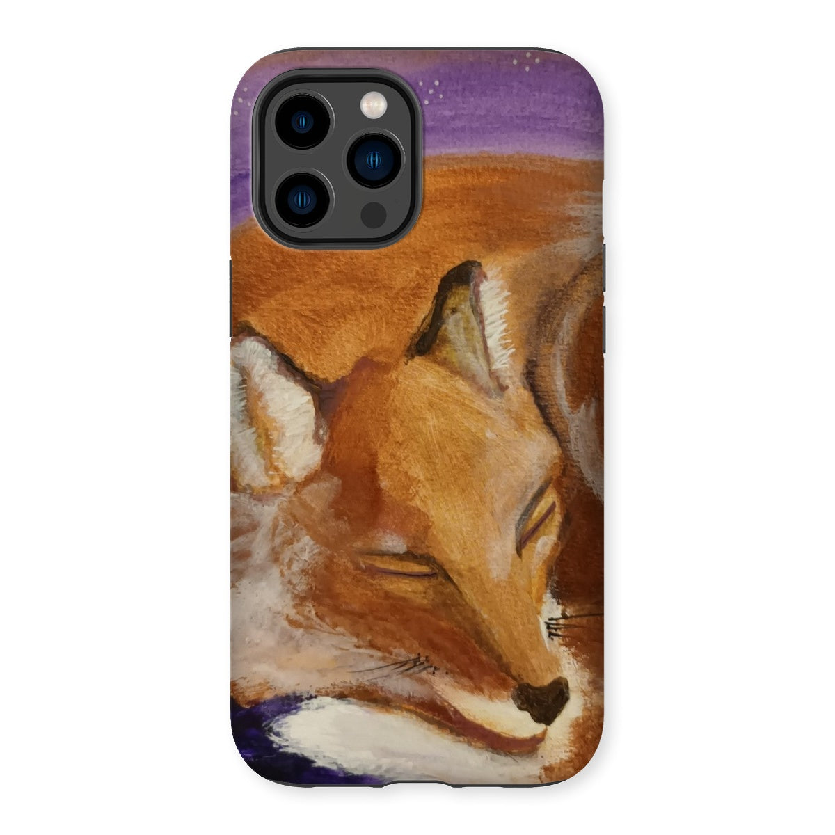 Sleepy Fox Tough Phone Case