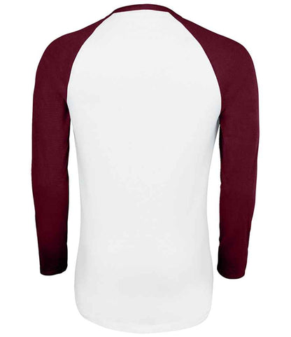 02942 White/Burgundy Back