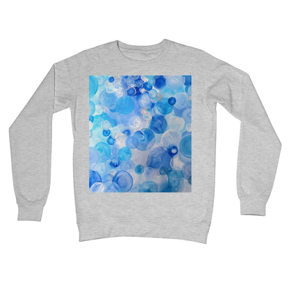 Blue Circles Crew Neck Sweatshirt