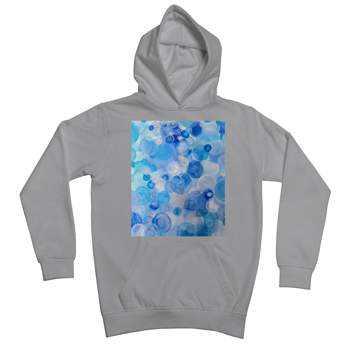 Blue Circles Kids Hoodie