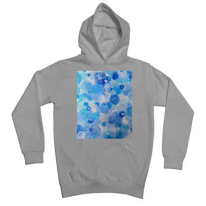 Blue Circles Kids Hoodie