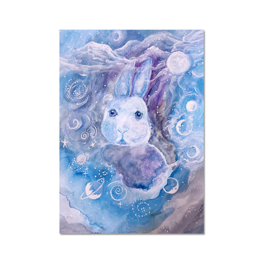 Bunny Blue Fine Art Print