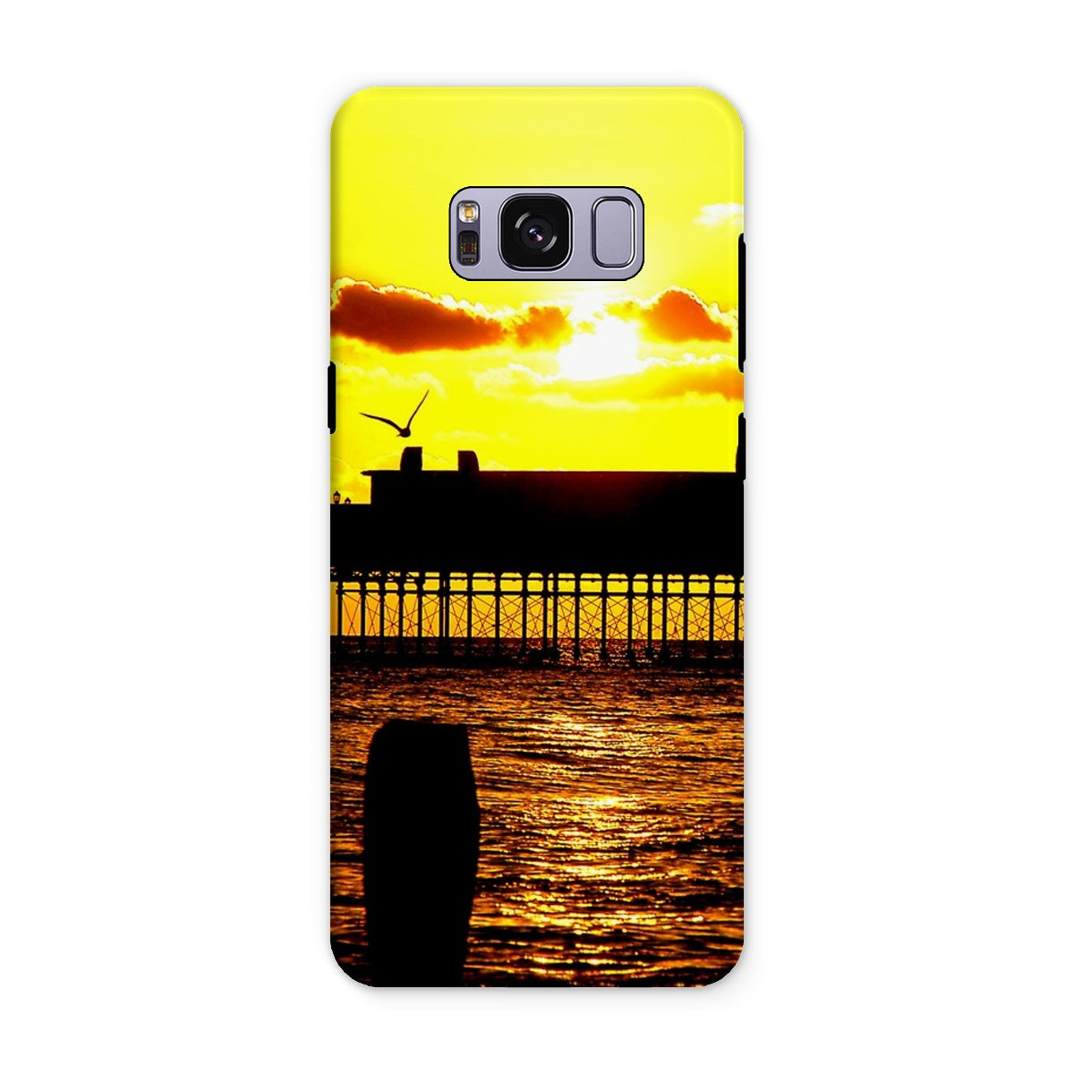 Worthing Pier Perfect Sunset by David Sawyer Tough Phone Case