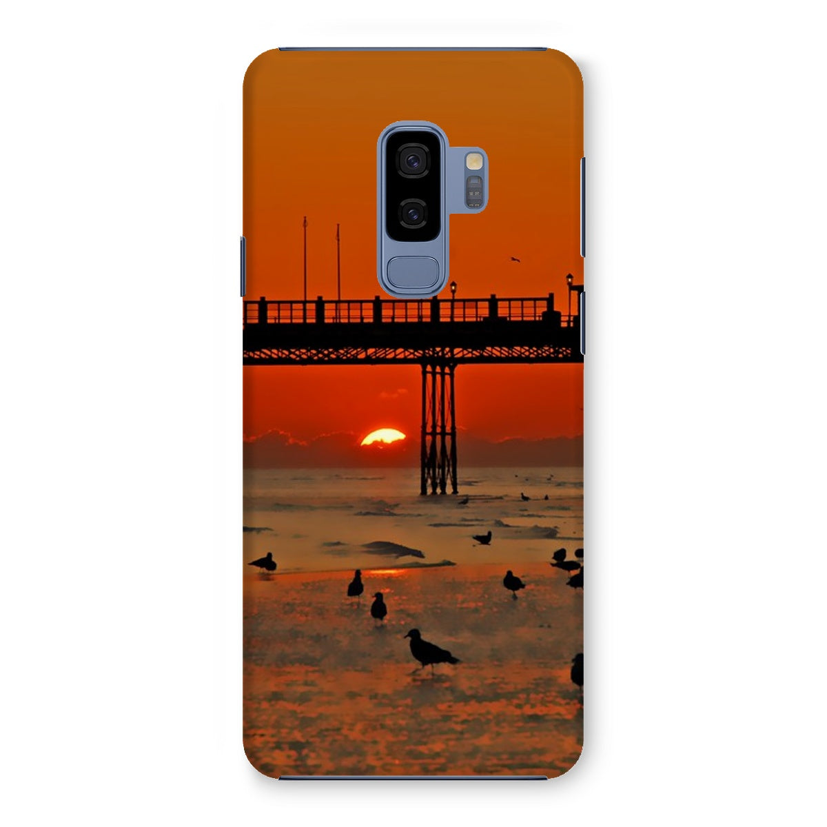 Worthing Sunset With Seagull Babies At The Pier Snap Phone Case