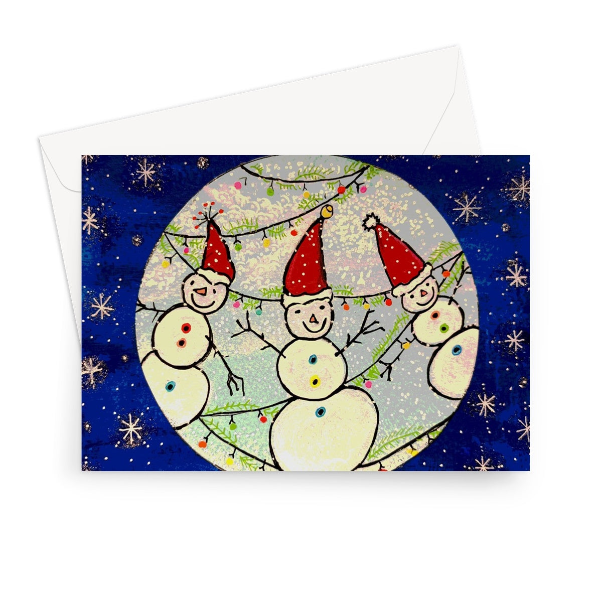 Snowmen Greeting Card