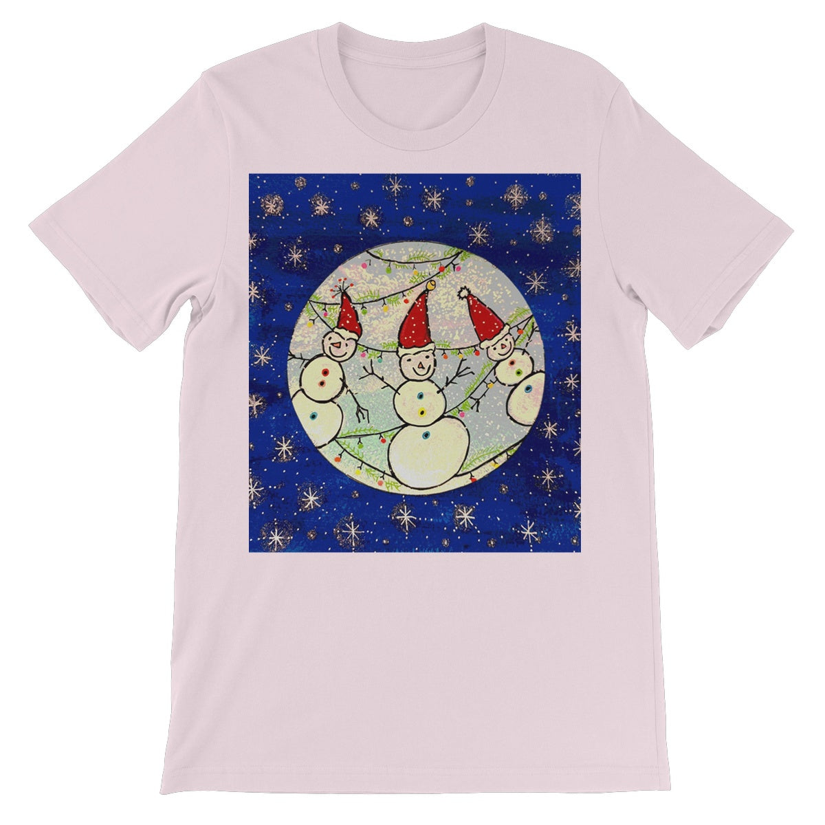 Snowmen Unisex Short Sleeve T-Shirt