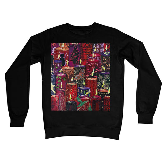 Halloween Candles Crew Neck Sweatshirt