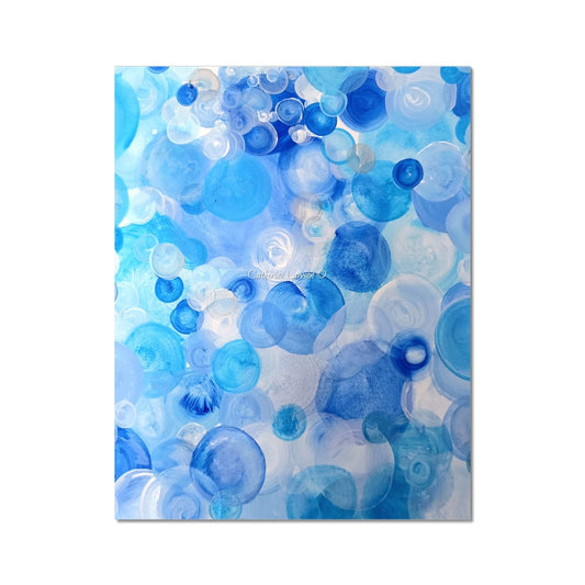 Blue Circles Fine Art Print