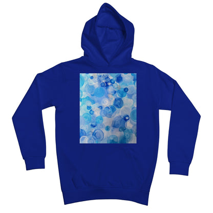 Blue Circles Kids Hoodie