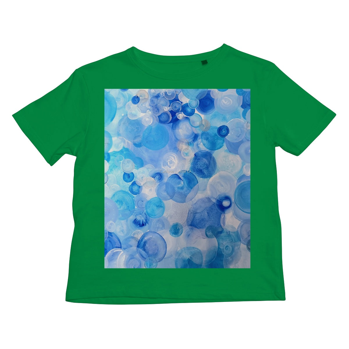 Blue Circles Kids T-Shirt