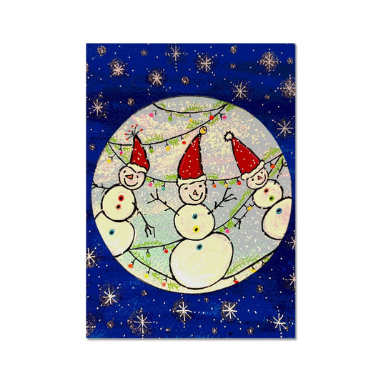 Snowmen Fine Art Print