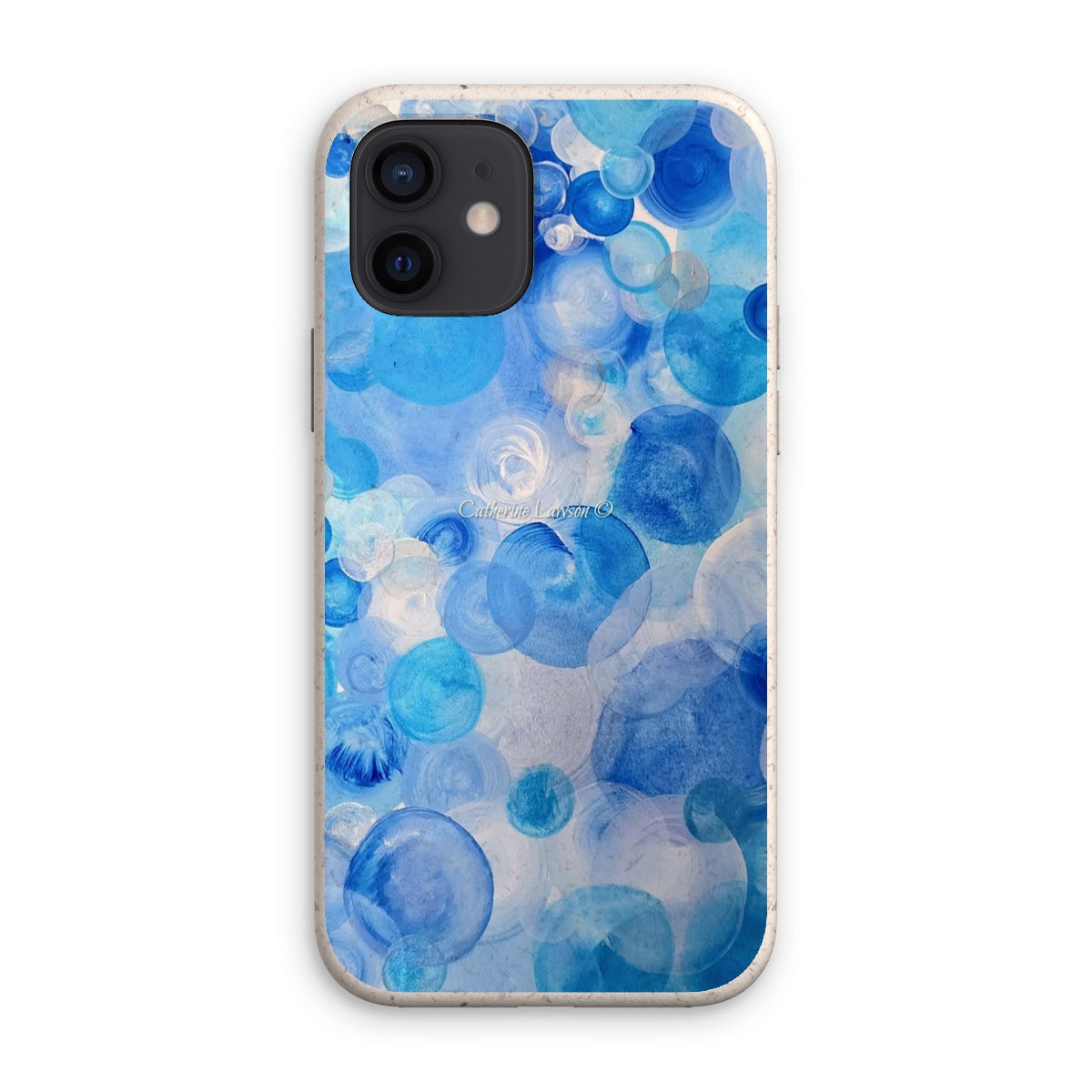 Blue Circles Eco Phone Case