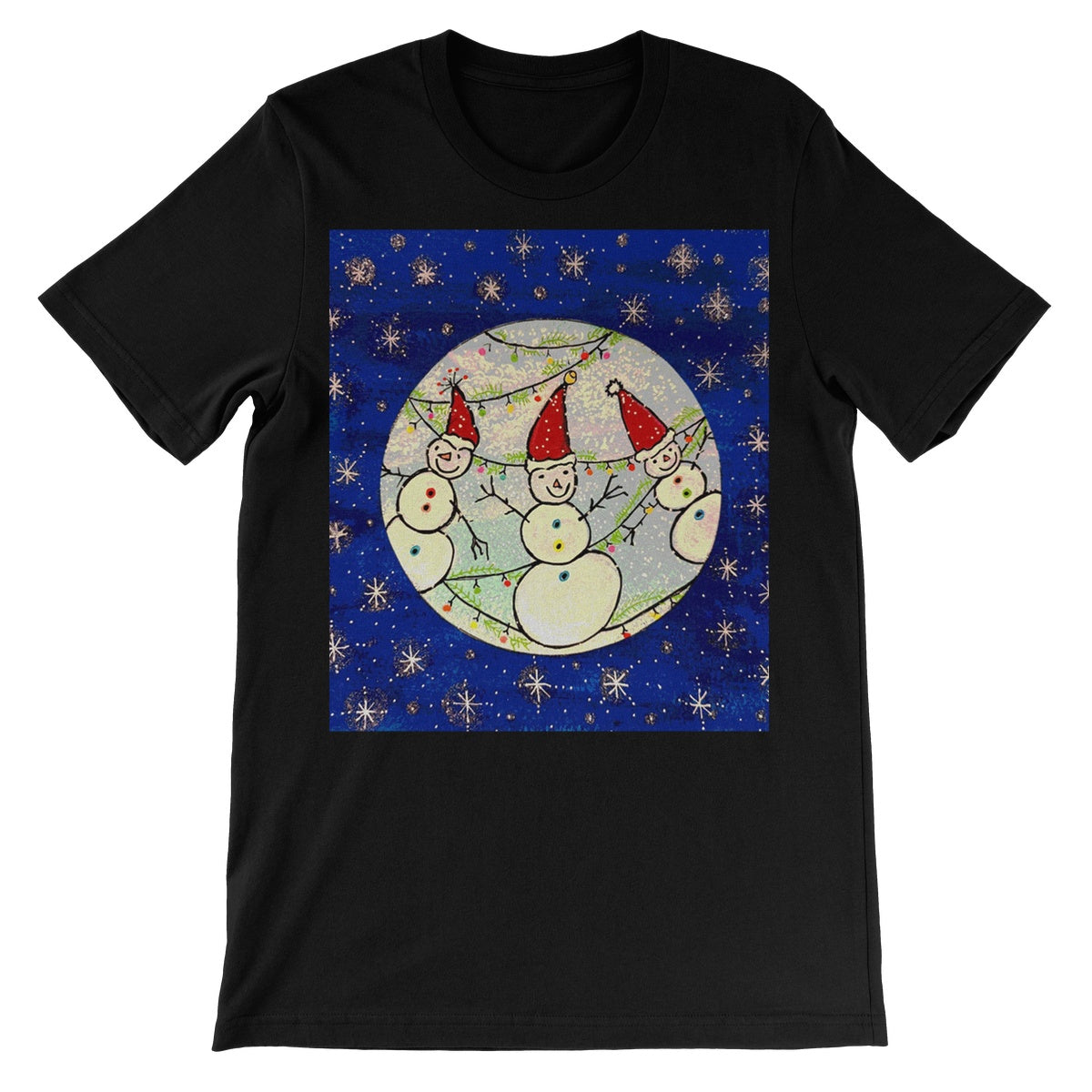 Snowmen Unisex Short Sleeve T-Shirt