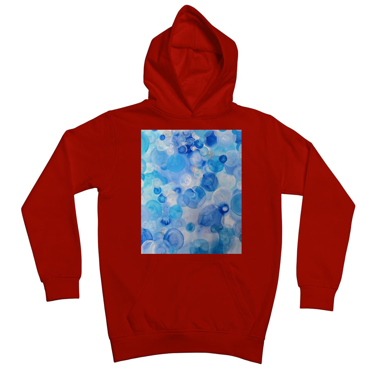 Blue Circles Kids Hoodie