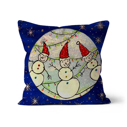 Snowmen Cushion
