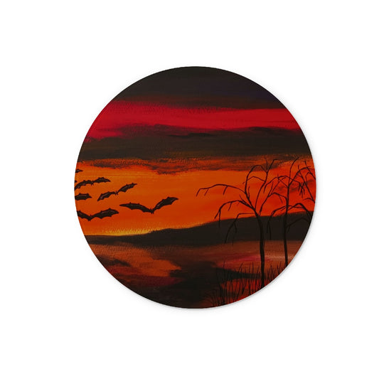Flying Home Glass Chopping Board