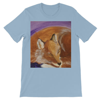 Sleepy Fox Unisex Short Sleeve T-Shirt