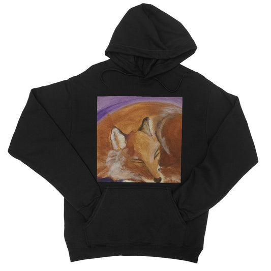 Sleepy Fox College Hoodie
