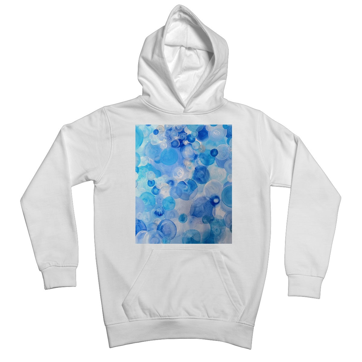Blue Circles Kids Hoodie
