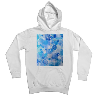Blue Circles Kids Hoodie