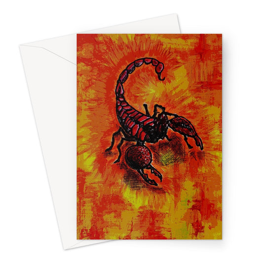 Scorpion Greeting Card