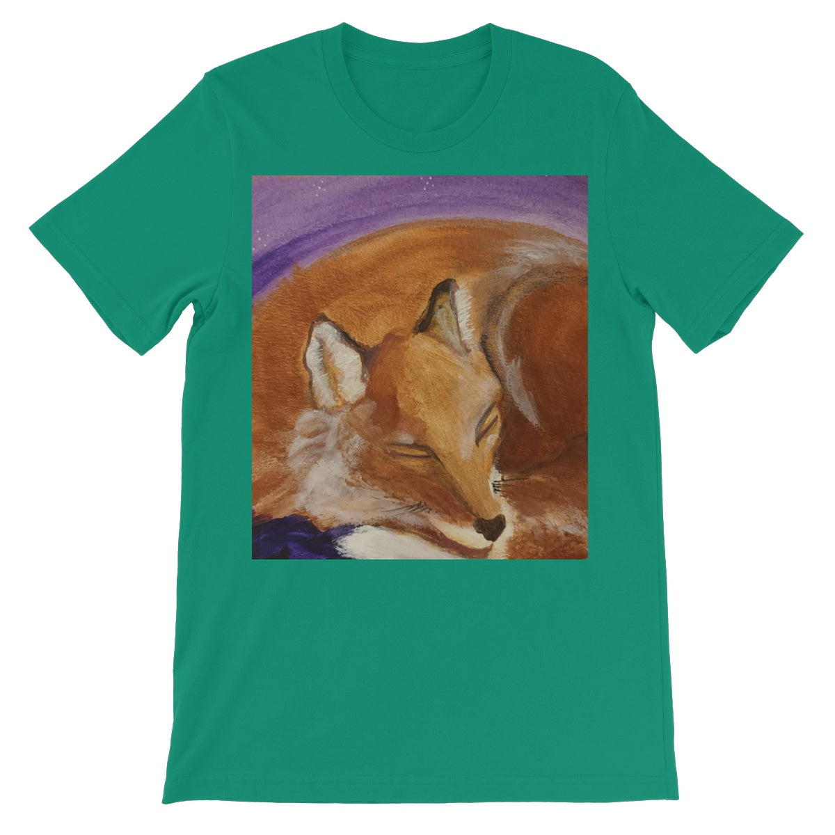 Sleepy Fox Unisex Short Sleeve T-Shirt