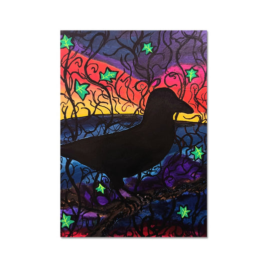 Autumn Crow Fine Art Print