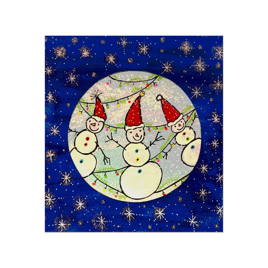 Snowmen Temporary Tattoo
