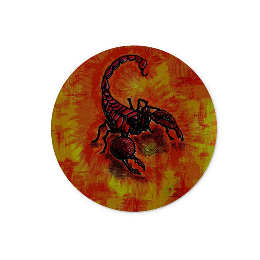 Scorpion Glass Chopping Board