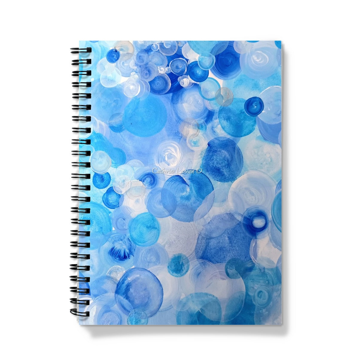 Blue Circles Notebook