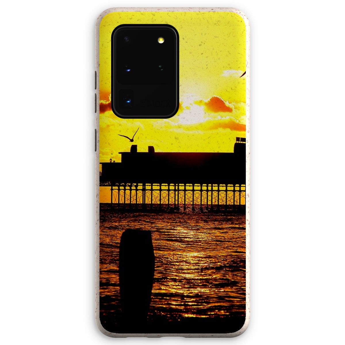 Worthing Pier Perfect Sunset by David Sawyer Eco Phone Case