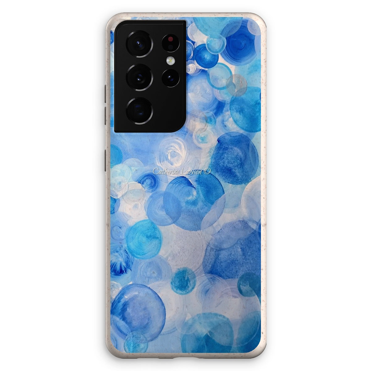 Blue Circles Eco Phone Case