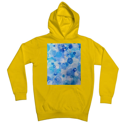 Blue Circles Kids Hoodie