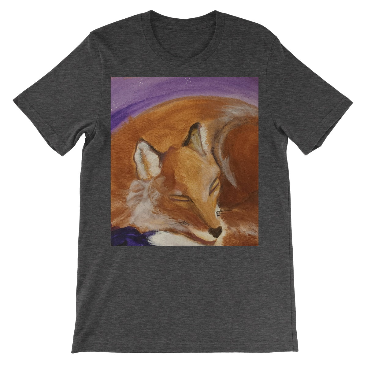 Sleepy Fox Unisex Short Sleeve T-Shirt