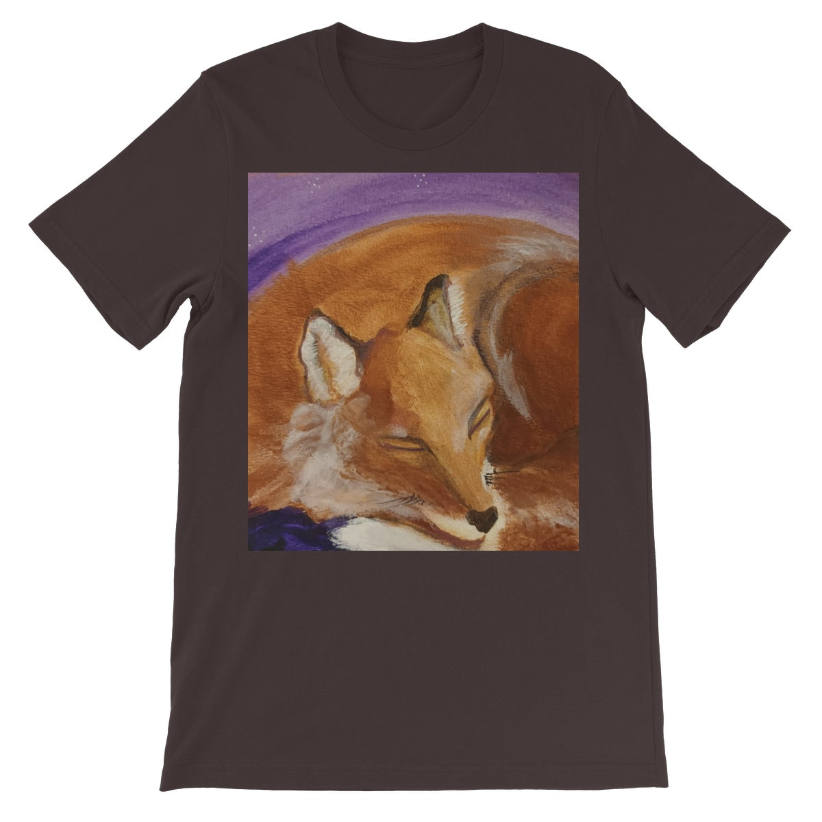 Sleepy Fox Unisex Short Sleeve T-Shirt