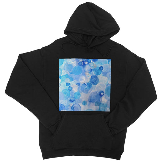 Blue Circles College Hoodie