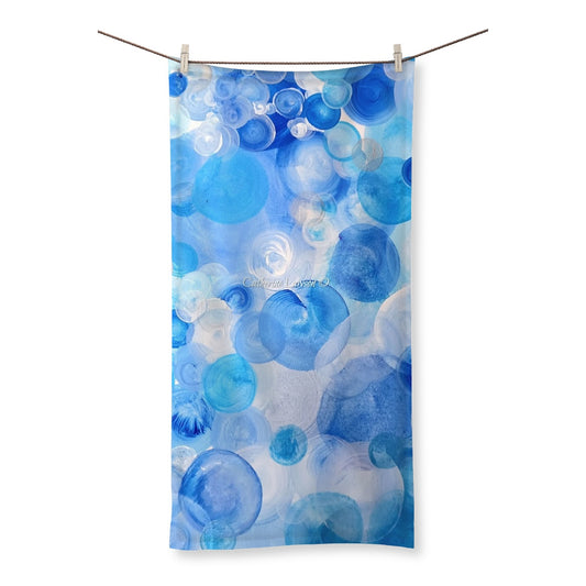 Blue Circles Towel