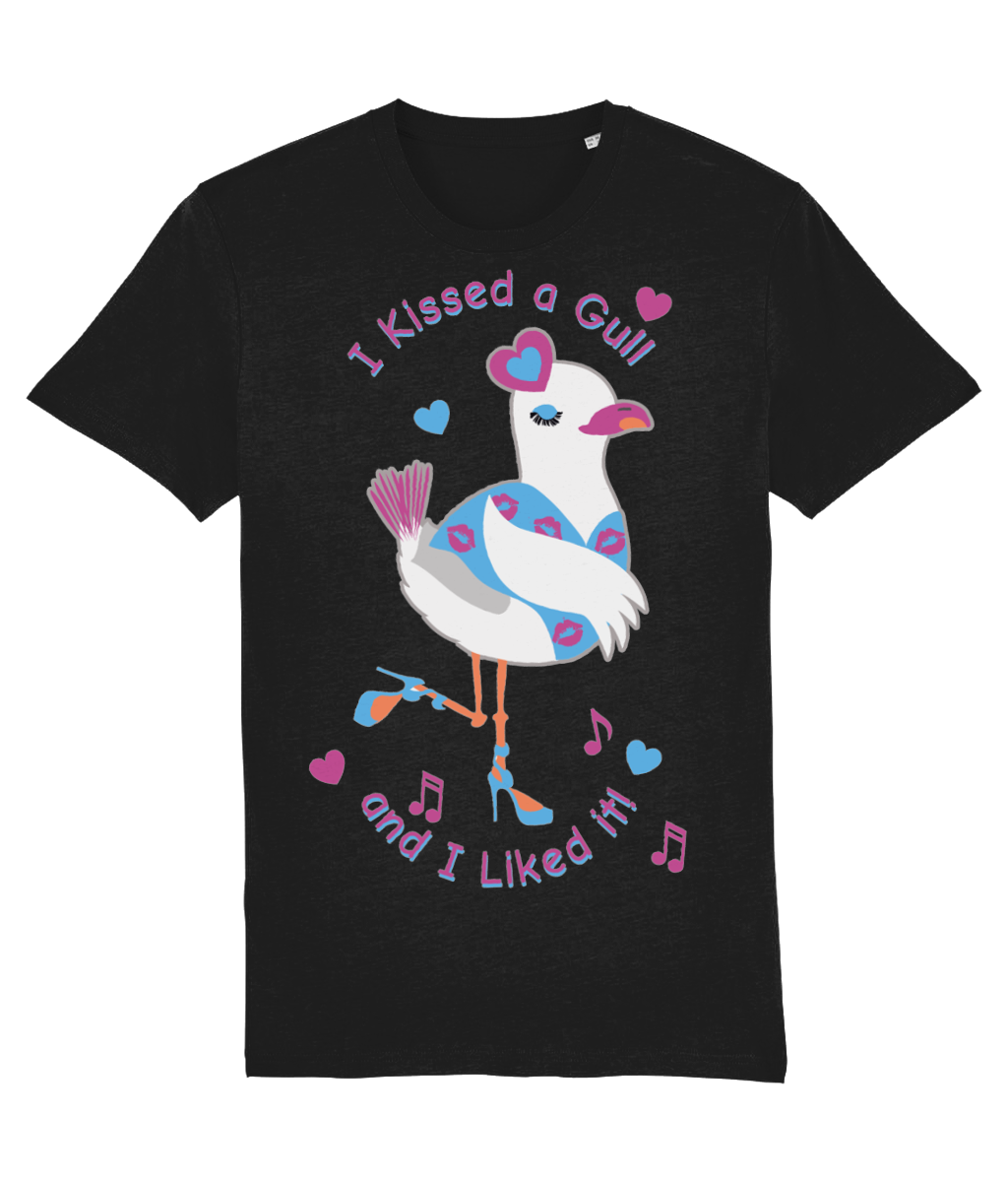 Rebel Seagul - I Kissed A Gull - Teeshirt