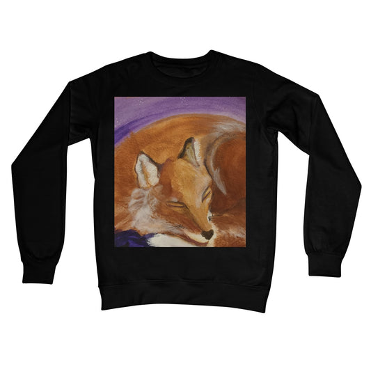 Sleepy Fox Crew Neck Sweatshirt