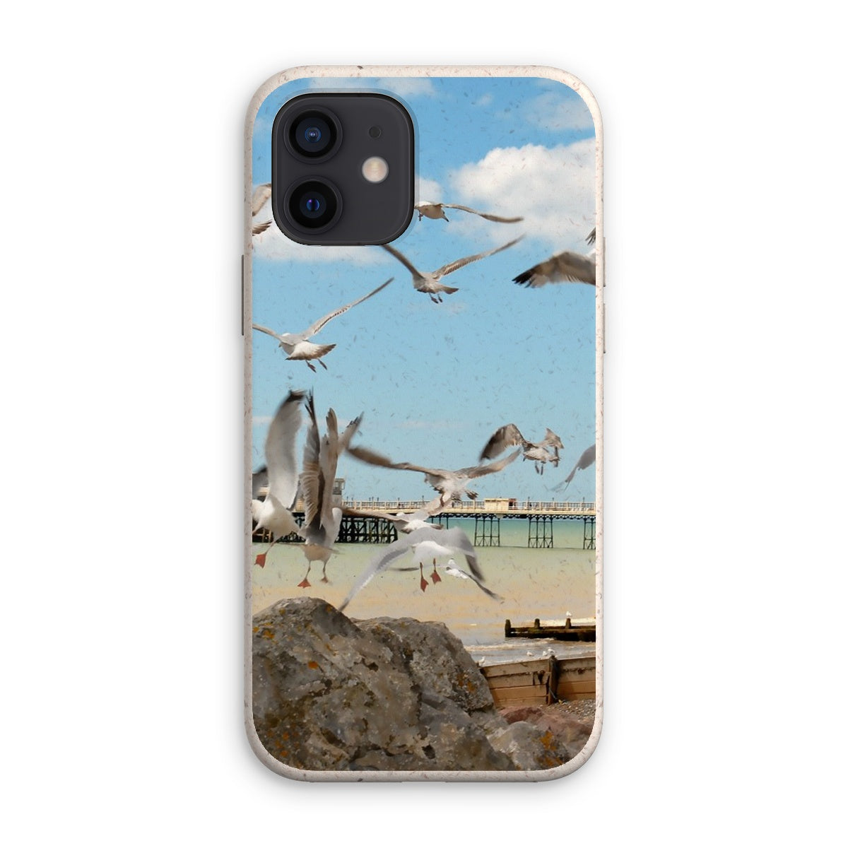 Seagulls At Feeding Time By David Sawyer Eco Phone Case