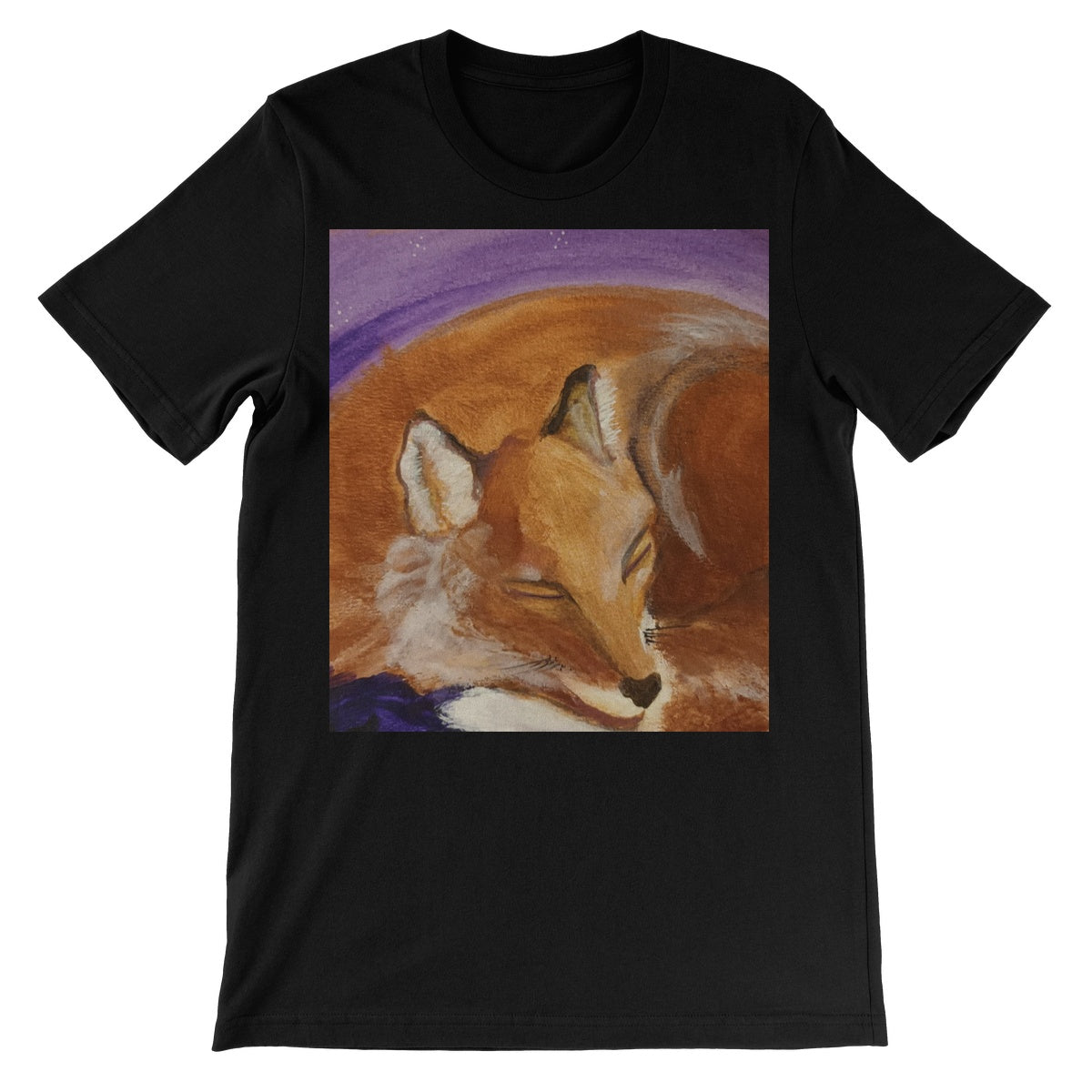 Sleepy Fox Unisex Short Sleeve T-Shirt