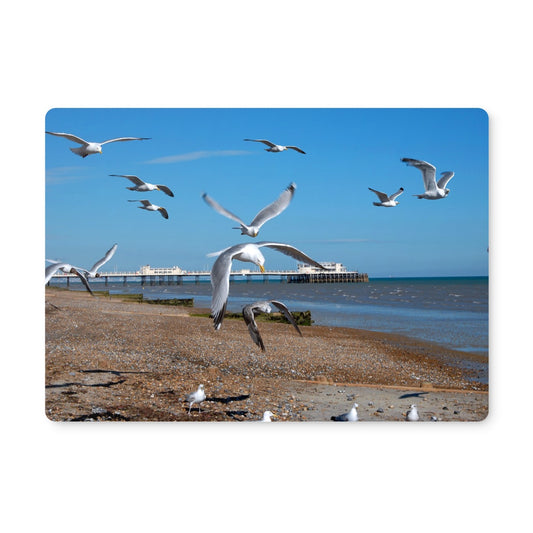 Worthing Pier From The West By David Sawyer Placemat