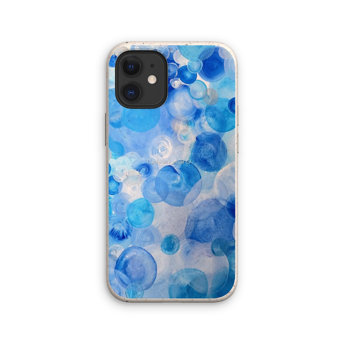 Blue Circles Eco Phone Case