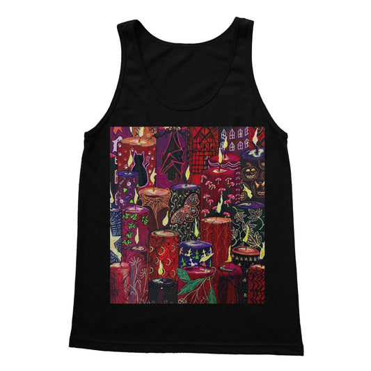Halloween Candles Softstyle Tank Top