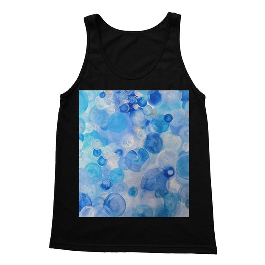 Blue Circles Softstyle Tank Top