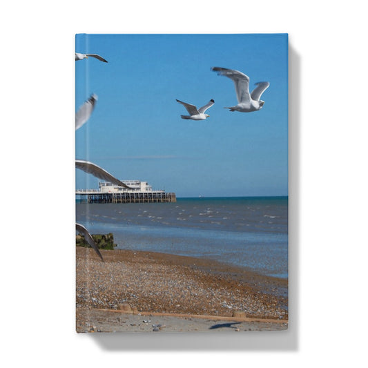 Worthing Pier From The West By David Sawyer Hardback Journal